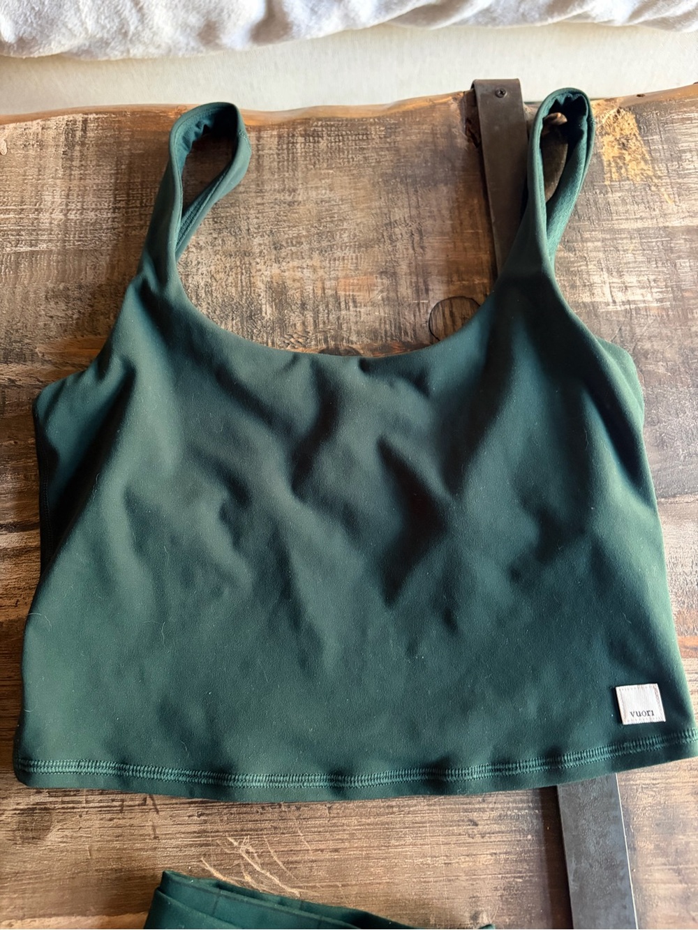 Vuori Forest Green Women's Skirt - Athletic Skort and tank set - Picture 4 of 6